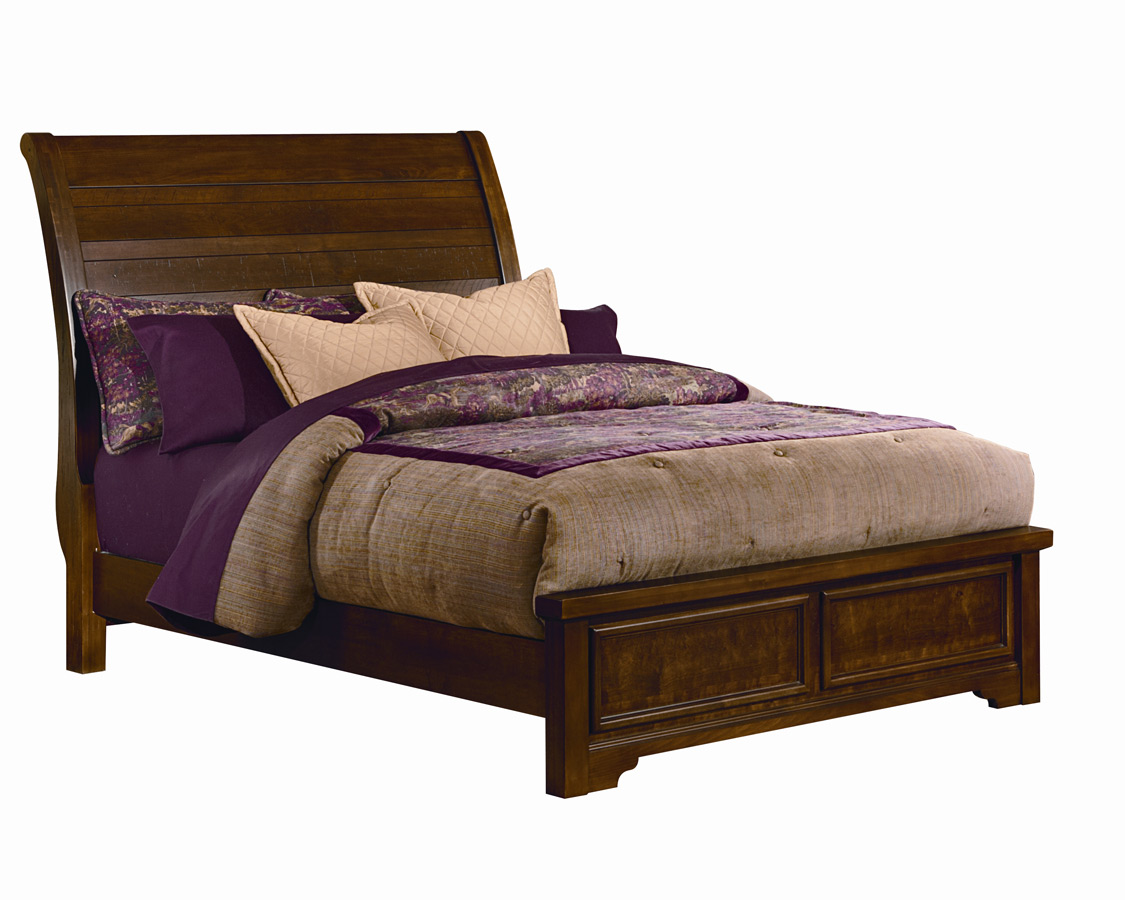 Hanover Low Profile Sleigh Bed (Cherry Finish) - [812-552] : Decor ...
