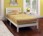 Aiden Twin Bed (White Finish)