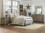 Bailey Bed (Antique Natural & Gunmetal)