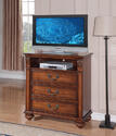 Barkley Square Media Cabinet (Warm Oak Finish)