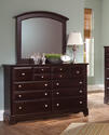 Hamilton Franklin Triple Dresser (Merlot Finish)
