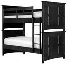 Bennett Bunk Bed - Twin over Twin (Black)