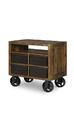 Braxton Nightstand with Casters (Distressed Natural)