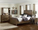 Braxton Panel Storage Bedroom Set (Distressed Natural)
