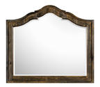 Brenley Shaped Mirror (Natural Umber)