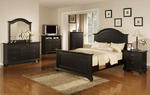 Brook Bedroom Set (Black Finish)