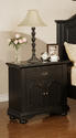 Brook Nightstand (Black Finish)