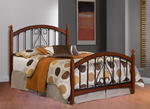 Burton Way Bed (Cherry & Black Finish)
