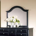 Cottage Collection Landscape Mirror (Black Finish)