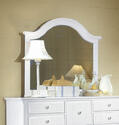 Cottage Collection Landscape Mirror (Snow White Finish)