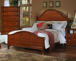 Cottage Collection Panel Bed (Cherry Finish)