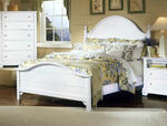 Cottage Collection Panel Bed (Snow White Finish)
