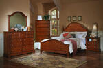 Cottage Collection Panel Bedroom Set (Cherry Finish)