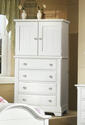 Cottage Collection Vanity Chest (Snow White Finish)