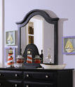 Cottage Collection Vertical Mirror (Black Finish)