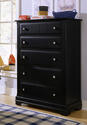 Cottage Collection Chest (Black Finish)