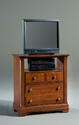 Cottage Collection Media Cabinet (Cherry Finish)
