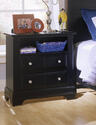 Cottage Collection Nightstand (Black Finish)