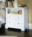 Cottage Collection Nightstand (Snow White Finish)
