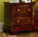 Cottage Collection Two Drawer Nightstand (Cherry Finish)