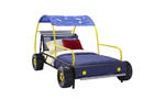Dune Buggy Car Twin Bed (Black, Sand, Silver, Blue & Yellow)