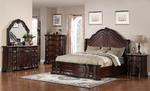 Edington Bedroom Set (European Cherry & Dark Brown)