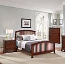 Forsyth Arched Bed (Cherry Finish)