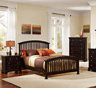 Forsyth Arched Bed (Merlot Finish)