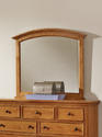 Forsyth Arched Mirror (Medium Oak Finish)
