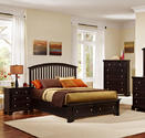 Forsyth Arched Storage Bed (Merlot Finish)