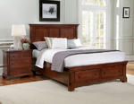 Forsyth Panel Storage Bedroom Set (Cherry Finish)