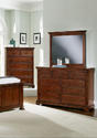 Forsyth Seven Drawer Dresser (Cherry Finish)