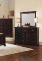 Forsyth Seven Drawer Dresser (Merlot Finish)