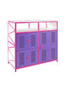 Girls Buggy Dresser (Bright Pink, Purple & White)