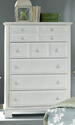 Hamilton Franklin Five Drawer Chest (Snow White Finish)