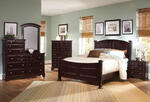 Hamilton Franklin Panel Bedroom Set (Merlot Finish)
