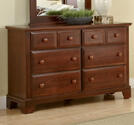 Hamilton Franklin Six Drawer Dresser (Cherry Finish)