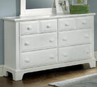 Hamilton Franklin Six Drawer Dresser (Snow White Finish)