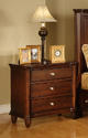 Hamilton Nightstand (Dark Cherry Finish)