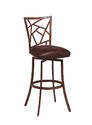Homestead Bar Stool (Noyer Metal & Baldwin Chocolate Finish)