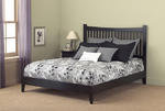 Jakarta Platform Bed (Black Finish)