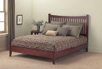 Jakarta Platform Bed (Mahogany Finish)