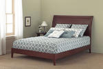 Java Platform Bed (Mahogany Finish)
