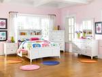 Kenley Bookcase Bedroom Set (White)