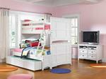 Kenley Bunk Bed - Twin Over Twin (White)