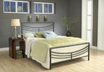 Kingston Bed (Brown Finish)