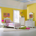 Lauren Post Bedroom Set (White Finish)