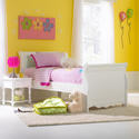 Lauren Sleigh Bed (White Finish)