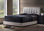 Lusso Headboard (White Faux Leather)