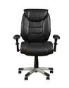 Memory Foam Chair Bovina (Black & Bonded Leather)